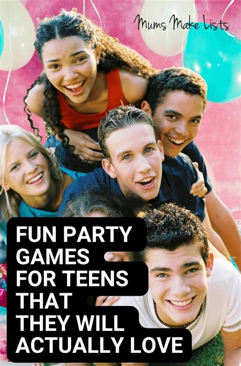 fun games for teens|fun party games for teenagers.